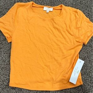 Orange Live in the Moment Crop Top